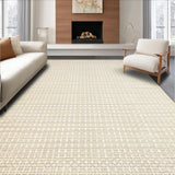 Elegant Cream and Beige Geometric Fusion(Beige)