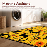 Contemporary Cat Flower Arrangement(Yellow)