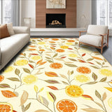 Beige and Cream Lemon Indoor Outdor(Beige)