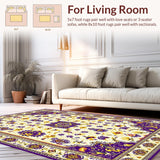 Lively Purple and Gold Graphic Flair(White)