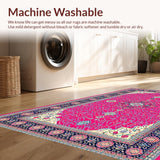 Elegant Fuchsia Tiled Patterned Delight(Red)