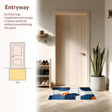 Chic Minimalist Geometric Aesthetic(Blue)