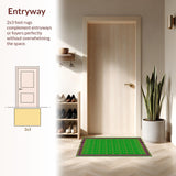 Elegant Mardi Gras Patterned Decor(Green)