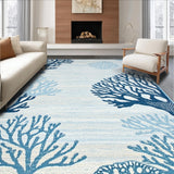 Coastal Coral Wave Motif(Blue)