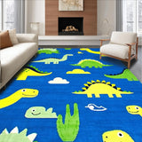 Lively Dino Print Decor(Blue)