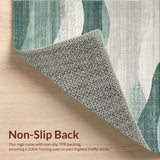 Chic Cream and Green Fluid Motif(Gray)