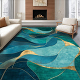 Elegant Transitional Patterned Accent(Blue)