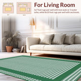 Contemporary Checkered Layout(Green)