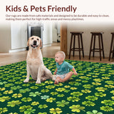 Inviting Whimsical Shamrock Design(Green)