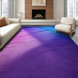 Ultra Soft Area Rug, Non Slip, Stain Resistant, Washable Area Rugs for Living Room, Bedroom, Gradient Purple Blue Nursery Soft High Pile Rug(Purple)
