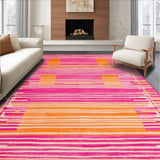 Striking Colorful Swirl Composition(Pink)
