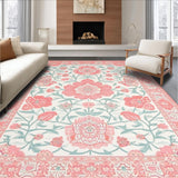 Vibrant Ogee Coral Motif(Pink)
