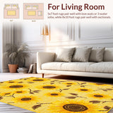 Playful Modern Sunflower Accent(Yellow)