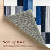 Trendy Abstract Patterned Decor(Blue)