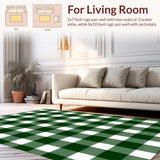 Contemporary Green Tartan Vibe(Green)