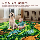 Dinosaur Themed Vibrant Safari Landscape(Green)