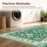 Vibrant Multicolor Paisley Elegance(Green)
