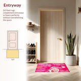 Contemporary Floral Accents(Pink)