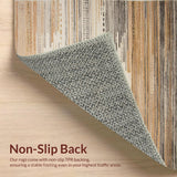 Ultra Soft Area Rug, Non Slip, Stain Resistant, Washable Area Rugs for Living Room, Bedroom, Elegant Rustic Shaggy Texture(Beige)
