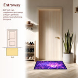 Delicate Nature Inspired Decorative Design(Purple)