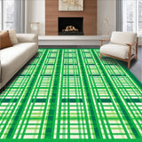 Lively Geometric Green Tiled Artistry(Green)