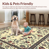 Astra Machine Traditional Beige Easy Clean Non Shedding Area(Beige)