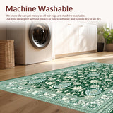 Chic Low Pile Rustic Charm(Green)