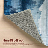 Contemporary Blue Swirls(Blue)