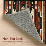 Ultra Soft Area Rug, Non Slip, Stain Resistant, Washable Area Rugs for Living Room, Bedroom, Chic Southwestern Patterned Appeal(Brown)