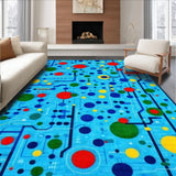 Interactive Round Patterned Accent(Blue)