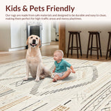 Elegant Geometric Motif(Beige)