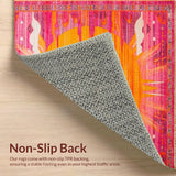 Colorful Retro Geometric Charm(Pink)