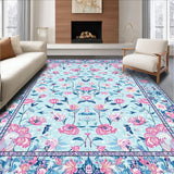 Chic Floral Abstract Arrangement(Blue)