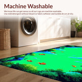 Adventurous Underwater Scene in Green(Green)