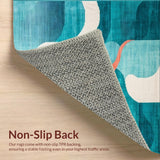 Dynamic Coastal Wave Motif(Blue)