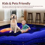 Celestial Blue Toned Galaxy Print(Blue)