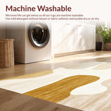 Ultra Soft Area Rug, Non Slip, Stain Resistant, Washable Area Rugs for Living Room, Bedroom, Artistic Palomino Beige Abstract Area Modern Animal(Beige)