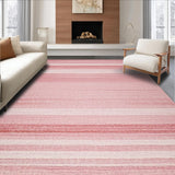Ultra Soft Area Rug, Non Slip, Stain Resistant, Washable Area Rugs for Living Room, Bedroom, Vintage Shag Textured Earthy Charm(Pink)