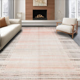 Ultra Soft Area Rug, Non Slip, Stain Resistant, Washable Area Rugs for Living Room, Bedroom, Modern Geometric Runner Floor(Gray)
