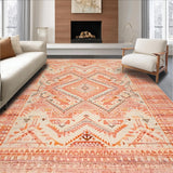 Vintage Earthy Aztec Texture(Red)