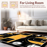 Contemporary Linear Court Layout(Black)