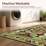Sophisticated Tribal Ogee Composition(Green)