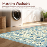 Rustic Blue Tiled Design(Beige)