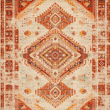 Luxurious Distressed Lattice Arrangement(Beige)