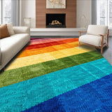 Ultra Soft Area Rug, Non Slip, Stain Resistant, Washable Area Rugs for Living Room, Bedroom, Graphic Black Farmhouse Office Washable Area Rug(Red)