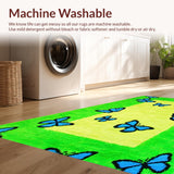 Lively Artistic Butterfly Swirl Composition(Green)