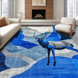 Artistic Contemporary Wildlife Theme(Blue)