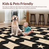 Elegant Rustic Star Border Accent(Black)
