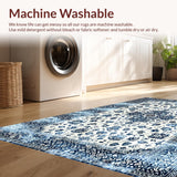 Chic Color Blocked Floral Motif(White)