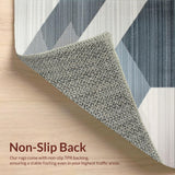 Ultra Soft Area Rug, Non Slip, Stain Resistant, Washable Area Rugs for Living Room, Bedroom, Chic 3D Layered Bubble Motif(Gray)